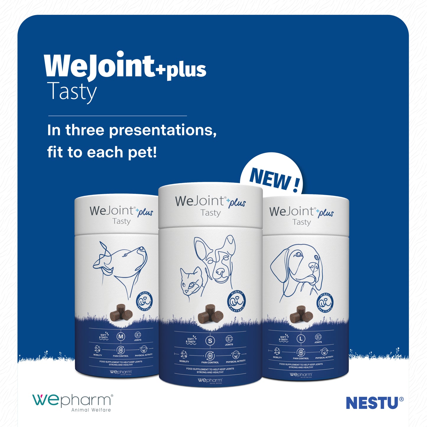 WeJoint Plus Tasty Medium Breeds x 30 Soft Chews