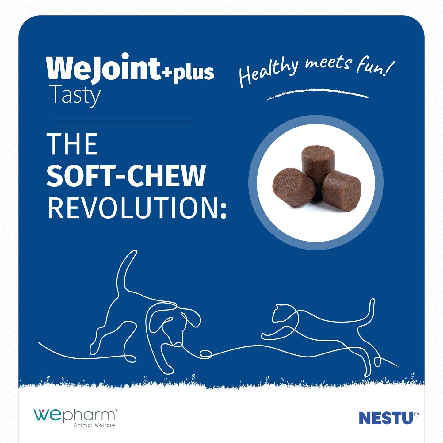 WeJoint Plus Tasty Small Breeds and Cats x 30 Soft Chews