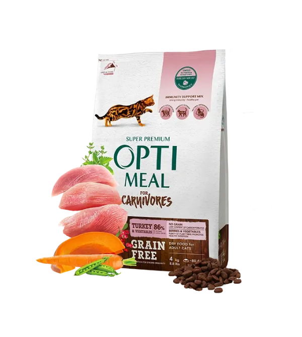 Opti meal garin free Adult Cats turkey & Veggies
