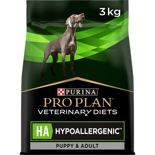 Pro Plan Veterinary Diets HA Hypoallergenic Dry Dog Food 3Kg and 11Kg