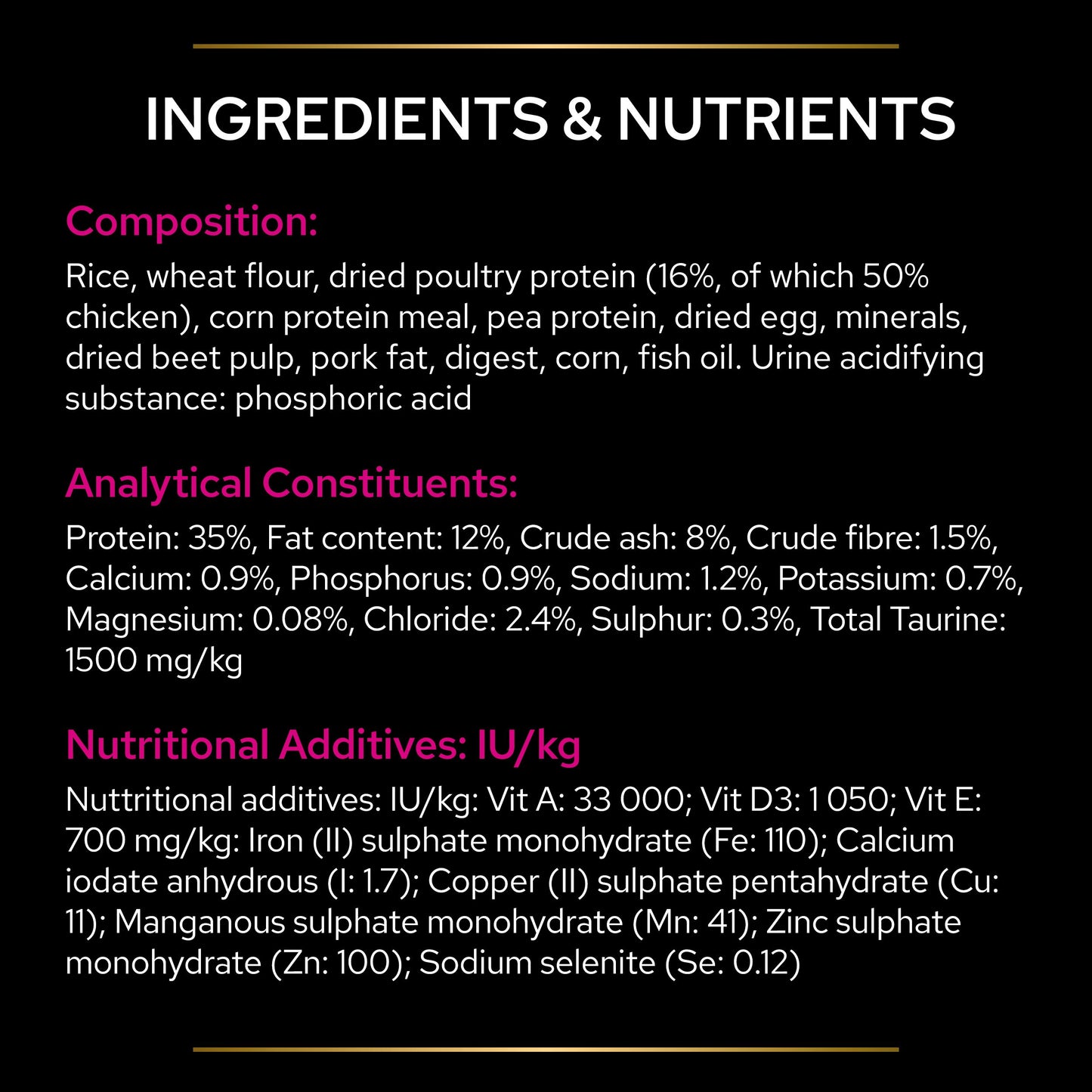 Pro Plan Veterinary Diets UR Urinary Dry Cat Food 1.5Kg