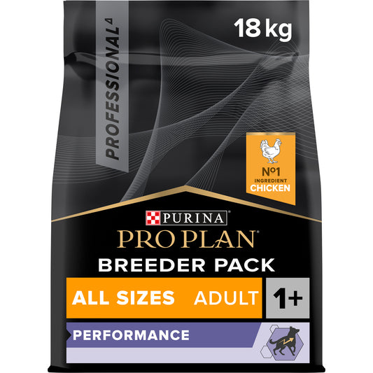 Pro Plan All Size Performance Dry Dog Food with Chicken 18Kg