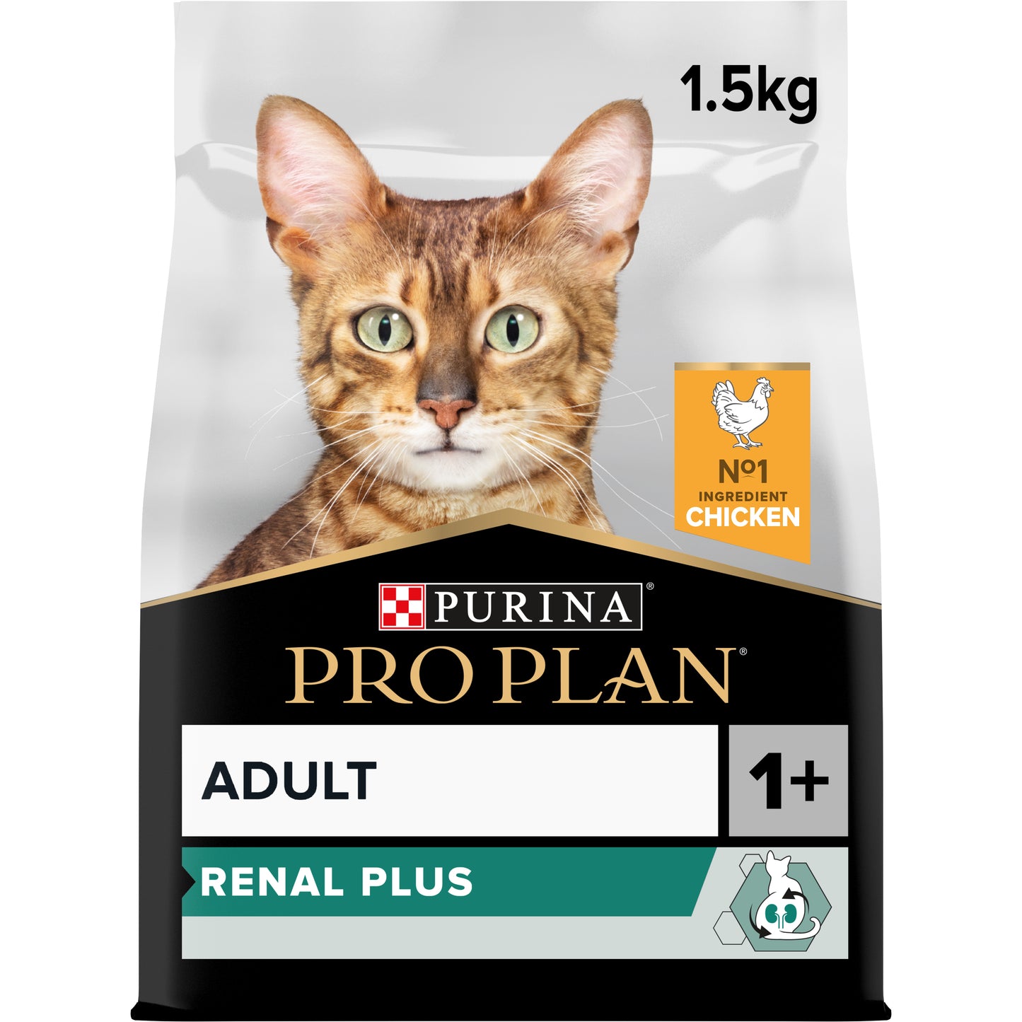 Pro Plan Adult Renal Plus Everyday Dry Cat Food with Chicken 1.5Kg