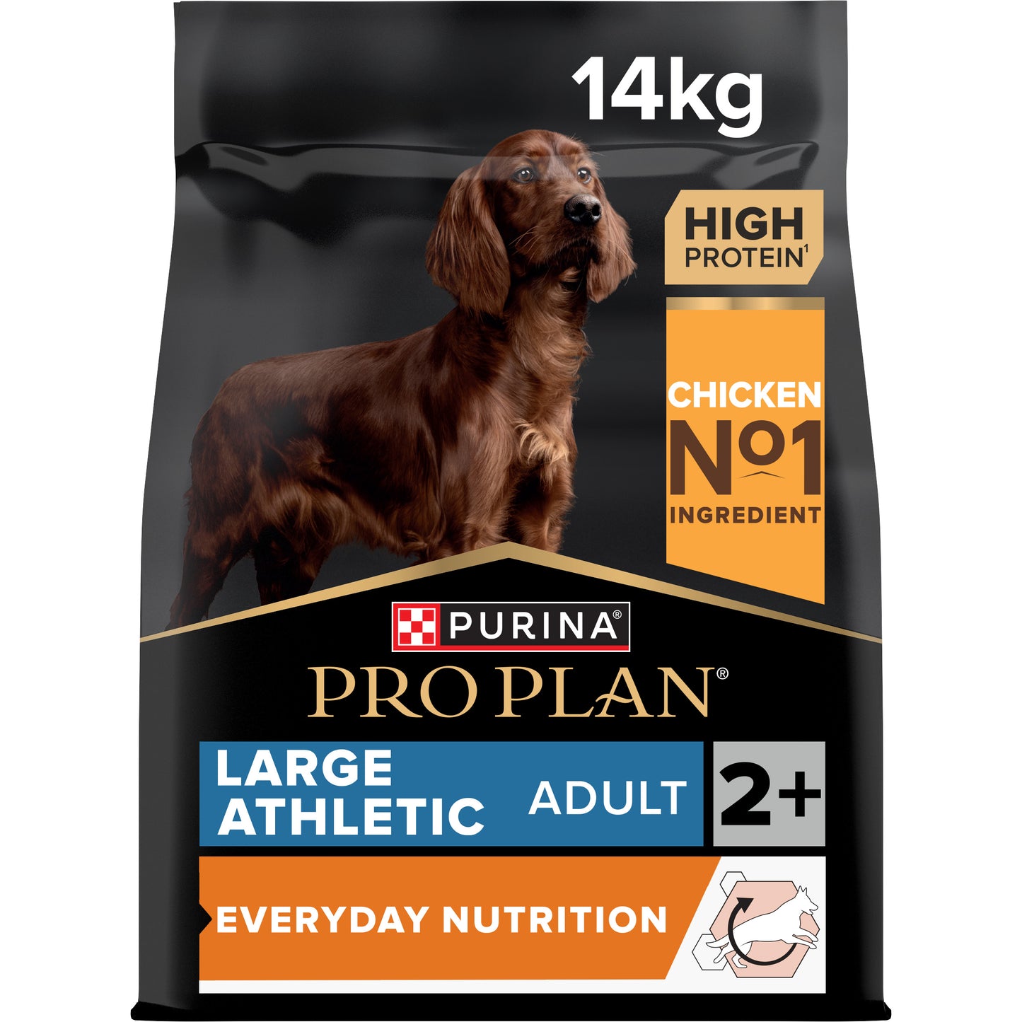 Pro Plan Everyday Nutrition Large Athletic Adult, Dry Dog food with Chicken, 14 kg