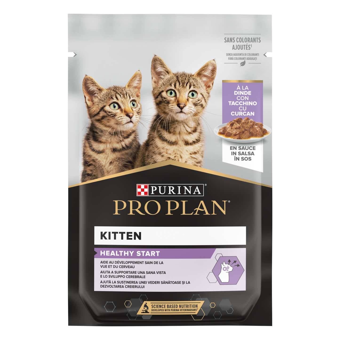 Pro Plan Kitten Healthy Start Wet Cat Food Pouch Turkey in Gravy 85g x 26