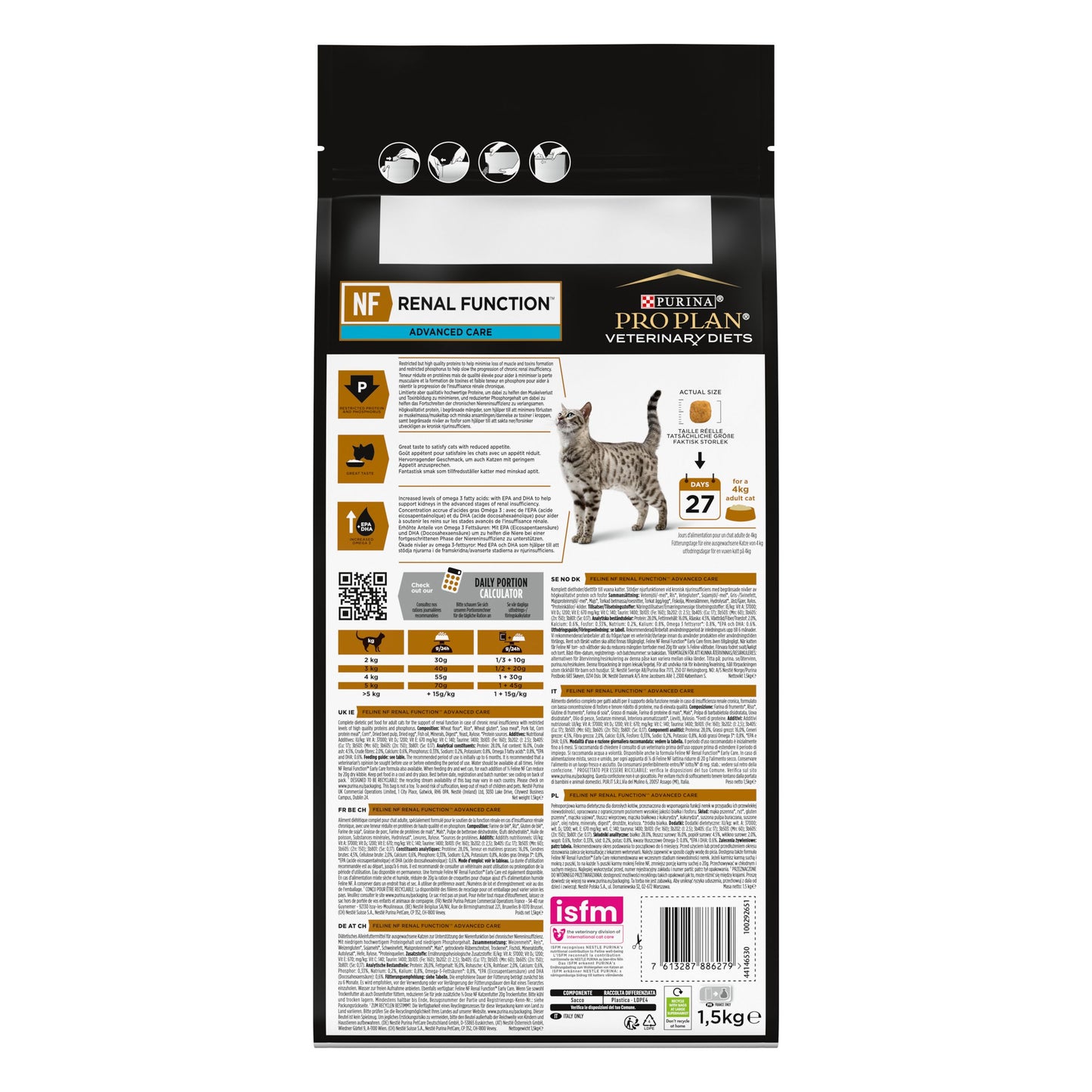 Pro Plan Veterinary Diets NF Renal Function Dry Cat Food 1.5Kg