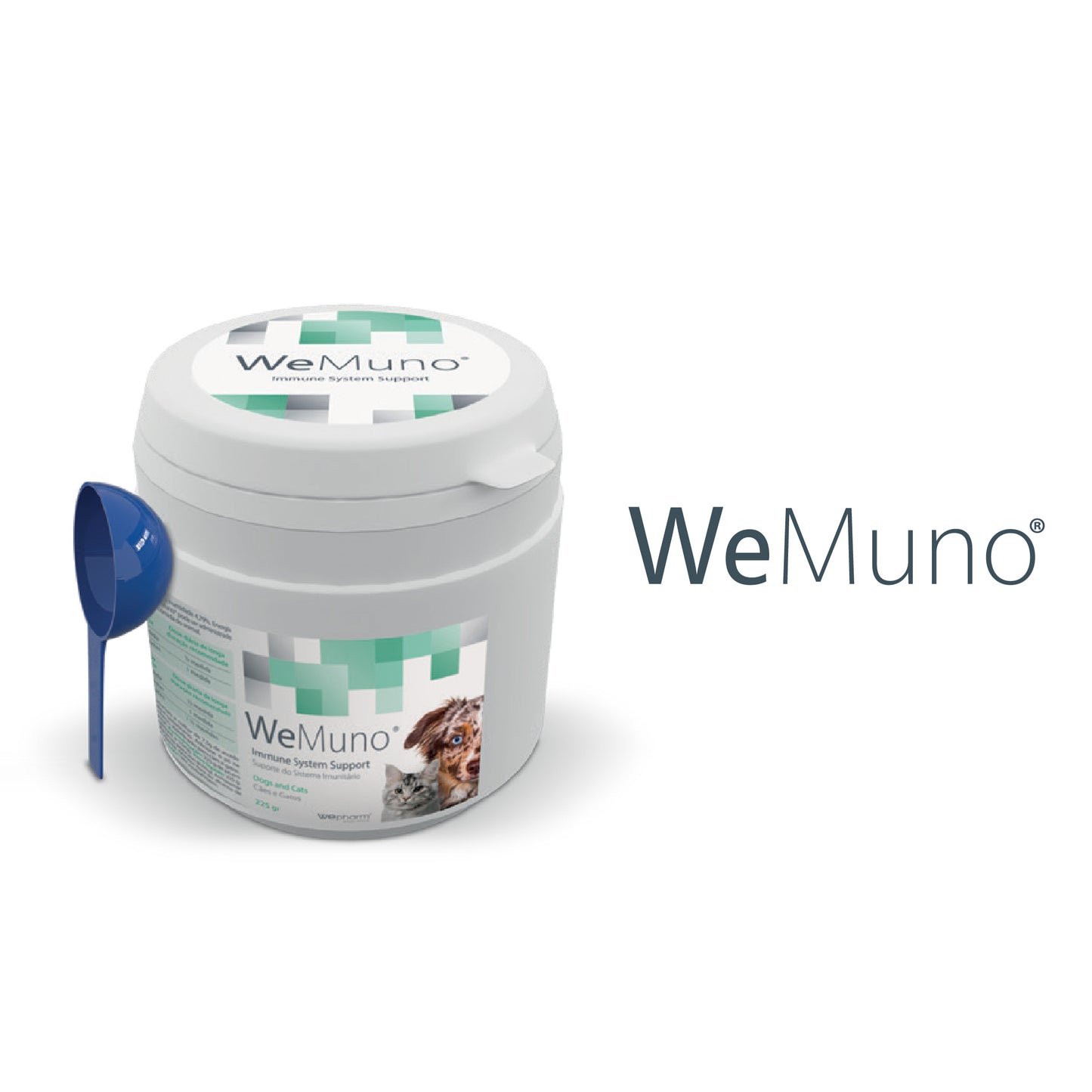 WeMuno 225gm Palatable Powder for Cats and Dogs