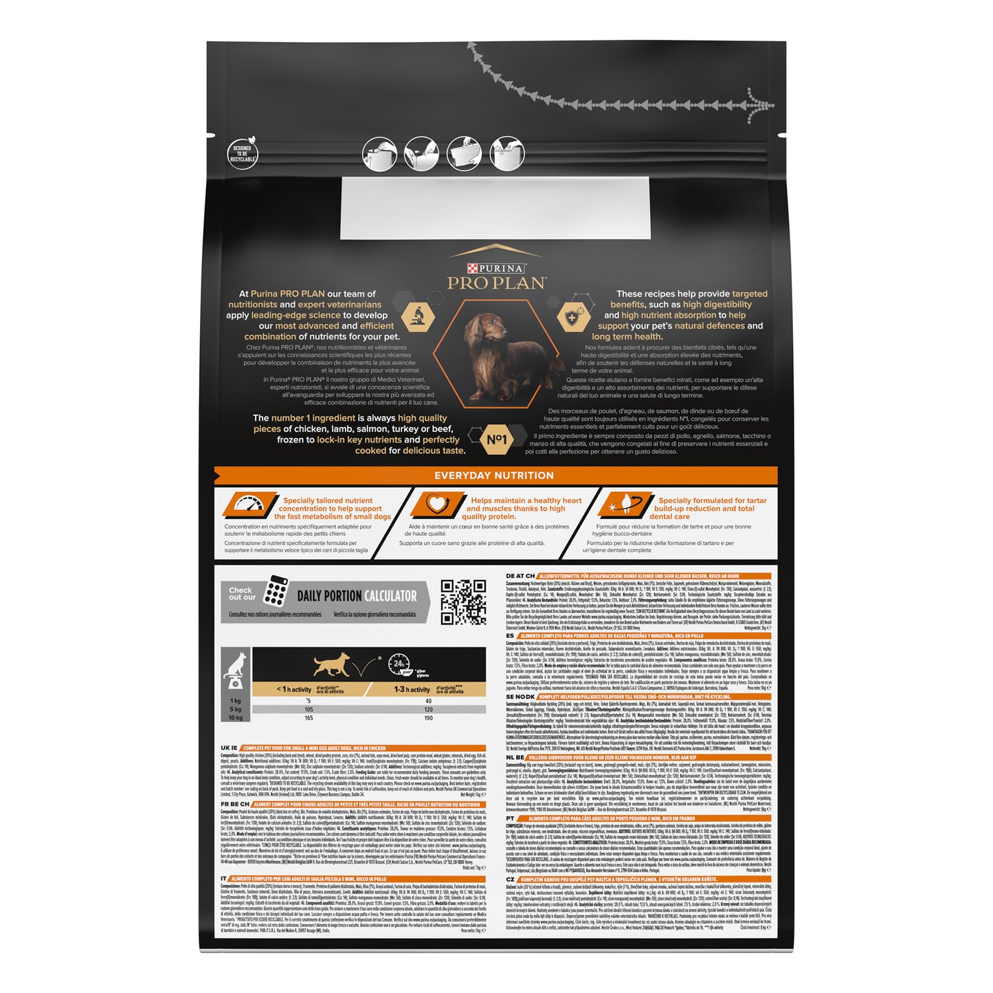 Pro Plan Small Mini Puppy Healthy Start Dry Dog Food with Chicken 3Kg