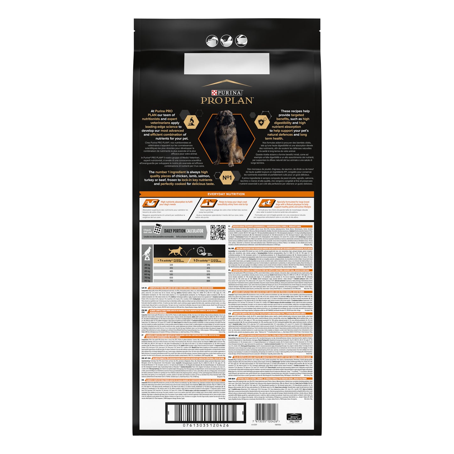 Pro Plan Large Robust Adult Everyday Nutrition Dry Dog Food with Chicken 14Kg