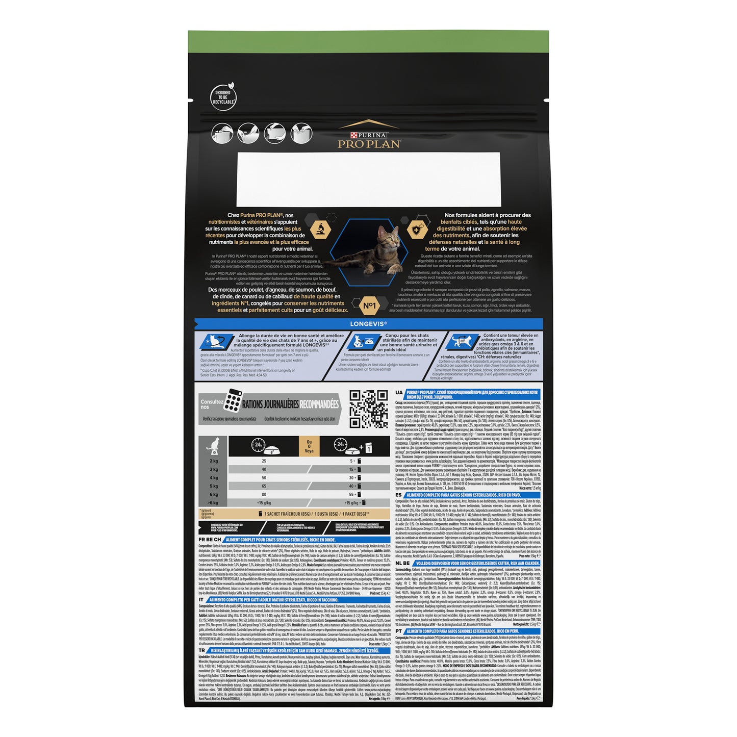 Pro Plan Sterilised Senior Cat 7+ with Longevis®