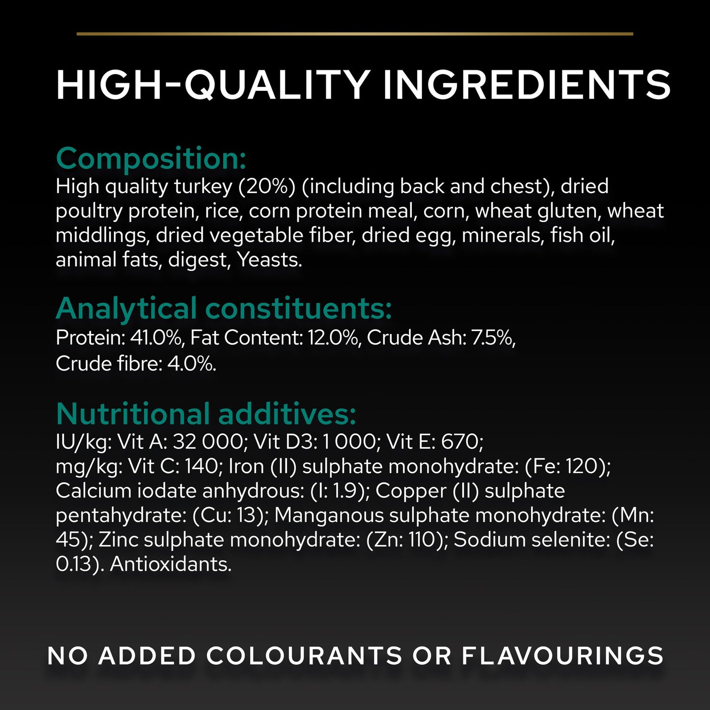 Pro Plan Steralized Adult Renal Plus Everyday Dry Cat Food with Turkey 1.5Kg