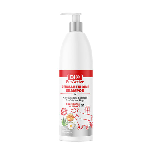 Bio Pet Active Derma Hexidine Skin and Coat Support Shampoo For Cats and Dogs 250 Ml.