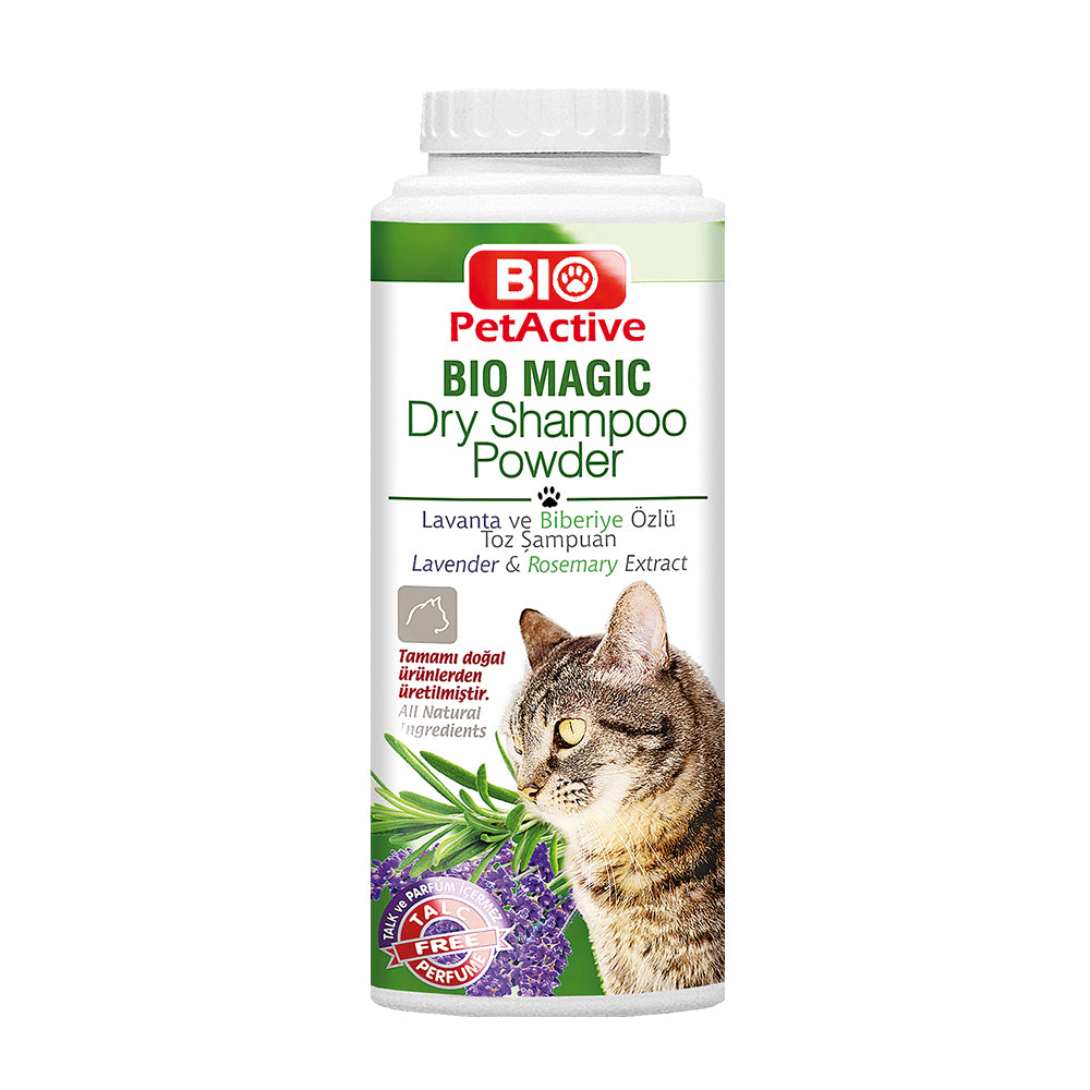 BIOMAGIC DRY SHAMPOO POWDER FOR CATS