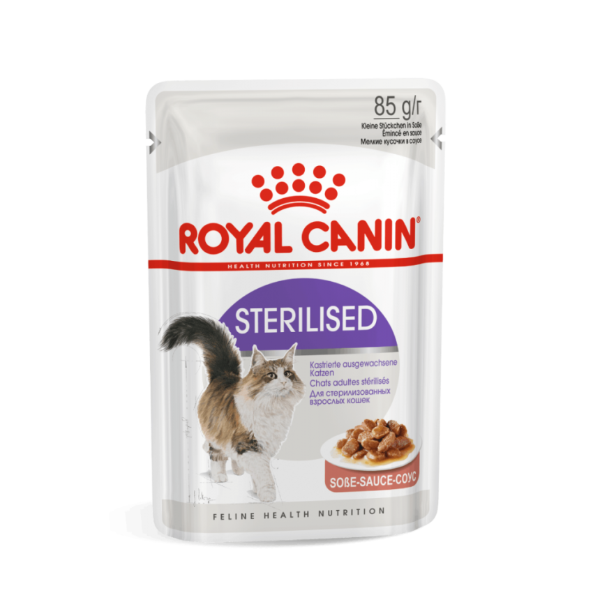 STERILISED IN GRAVY 85g Wet Food Royal Canine