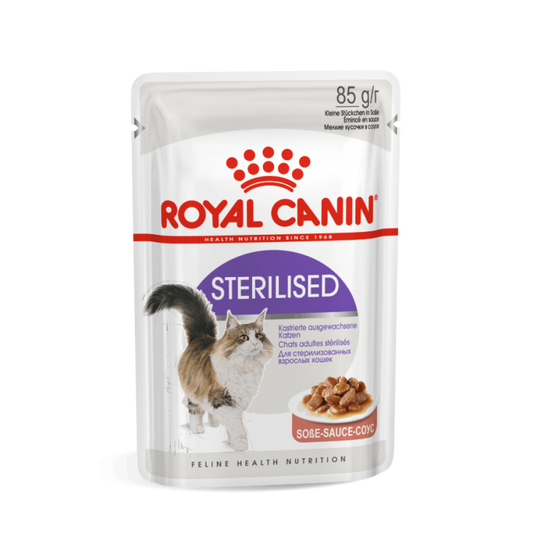 STERILISED IN GRAVY 85g Wet Food Royal Canine