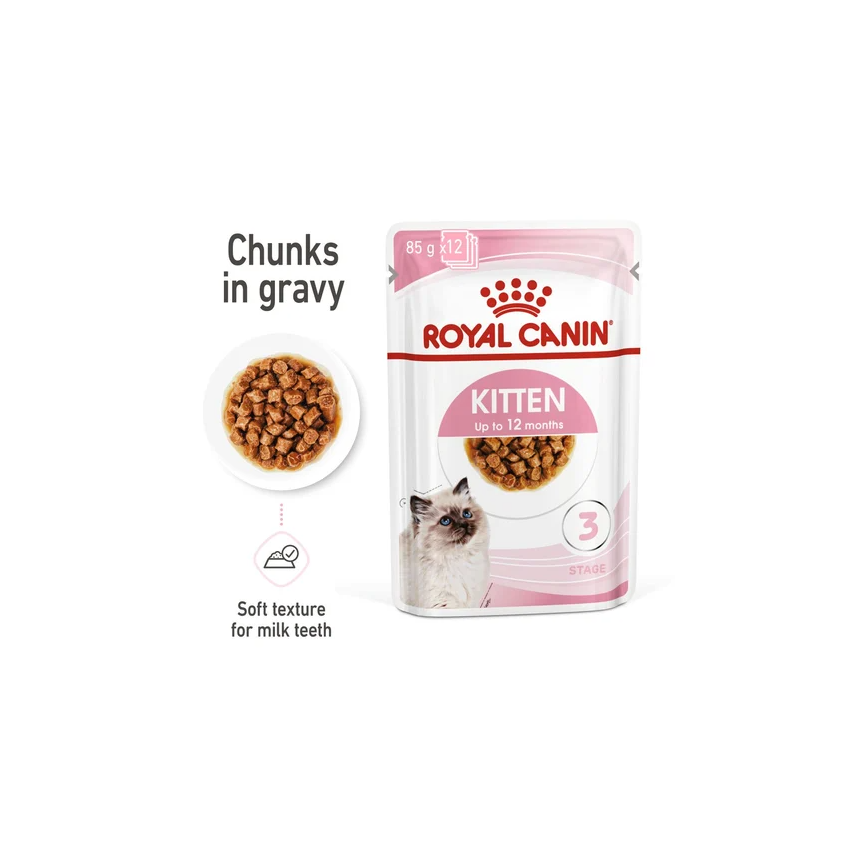 KITTEN INSTINCTIVE GRAVY 85G Wet Food Royal Canine