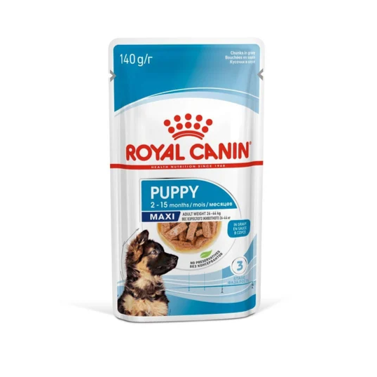MAXI PUPPY 10X140G Wet Food Royal Canin
