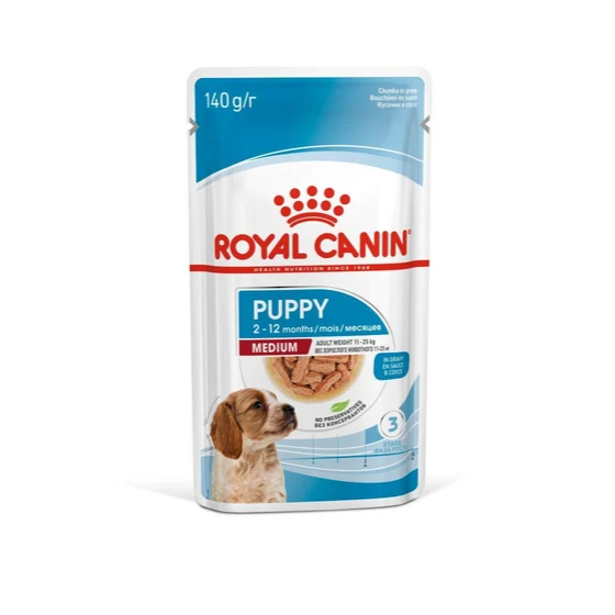 MEDIUM PUPPY 10x140G Wet Food Royal Canin