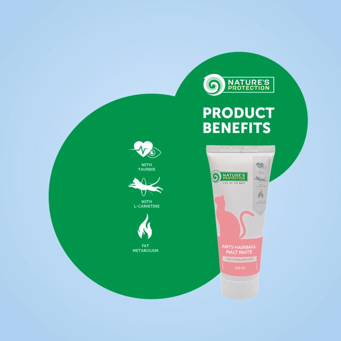 Malt paste, paste for sterilized cats promoting hair removal,